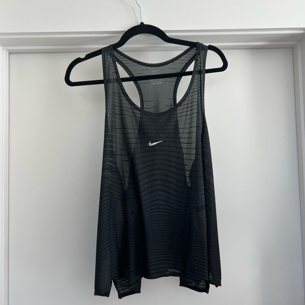 Nike workout racer back top black xxl